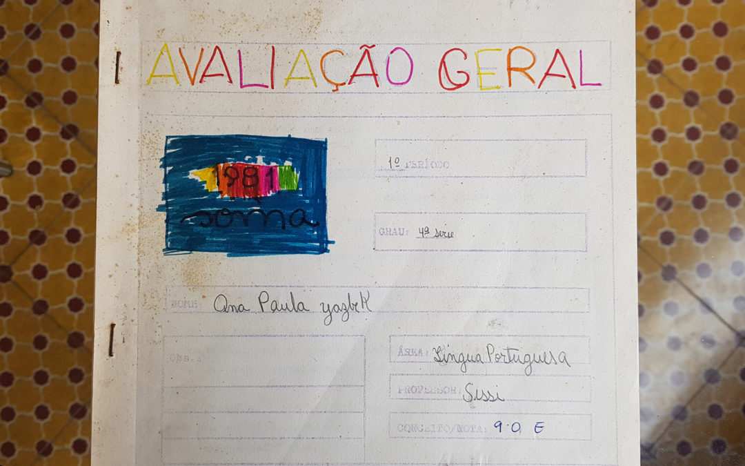 Memórias da minha alfabetização